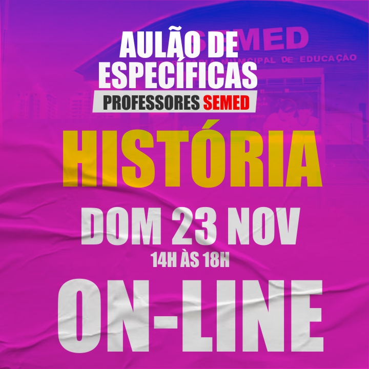 AULÃO ESPECÍFICA DE PROFESSOR SEMED - Imagem 2