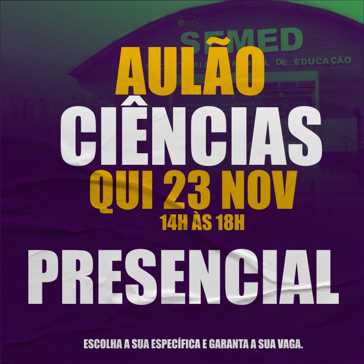 AULÃO ESPECÍFICA SEMED - Imagem 4