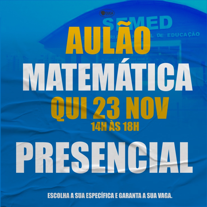 AULÃO ESPECÍFICA SEMED - Imagem 2