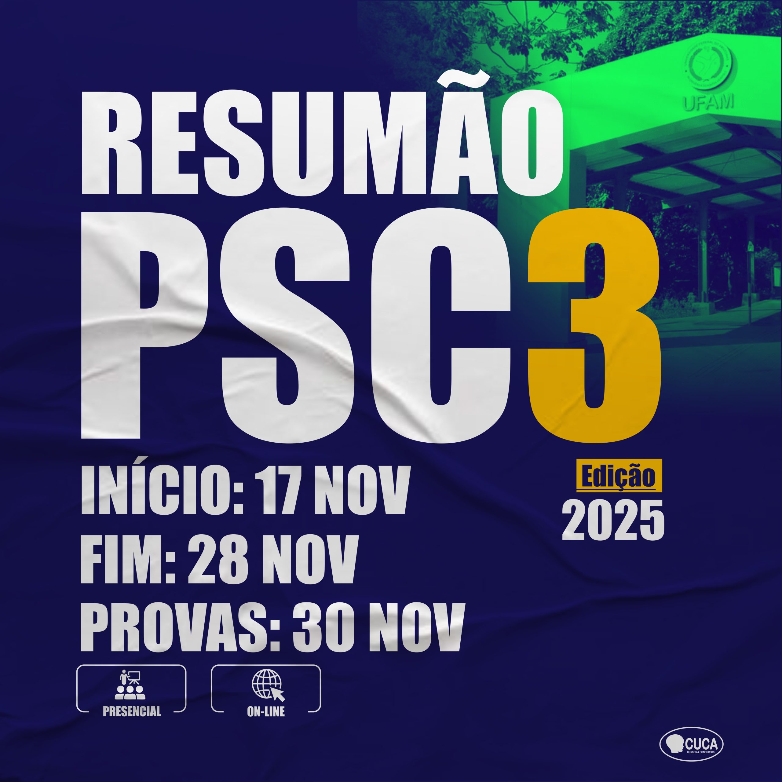 RESUMÃO ON-LINE PSC3 - 2025