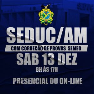 AULÃO SEDUC/AM 13/12/25